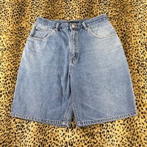 Backroad Blues Mens Denim Shorts 33 Dark Stone Wash Baggy Jorts BB116693